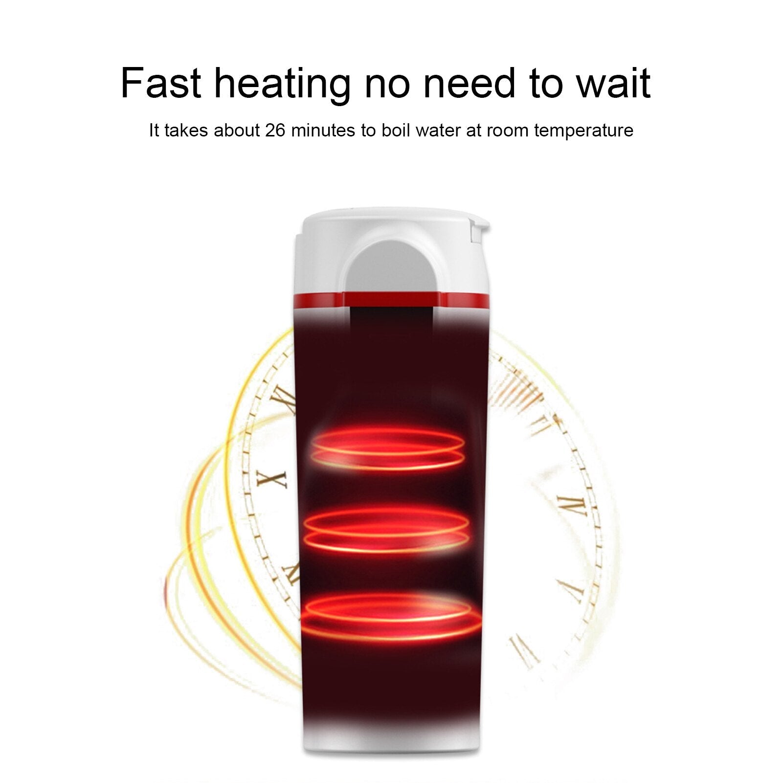 Car Heated Smart Kettle With Temperature Control