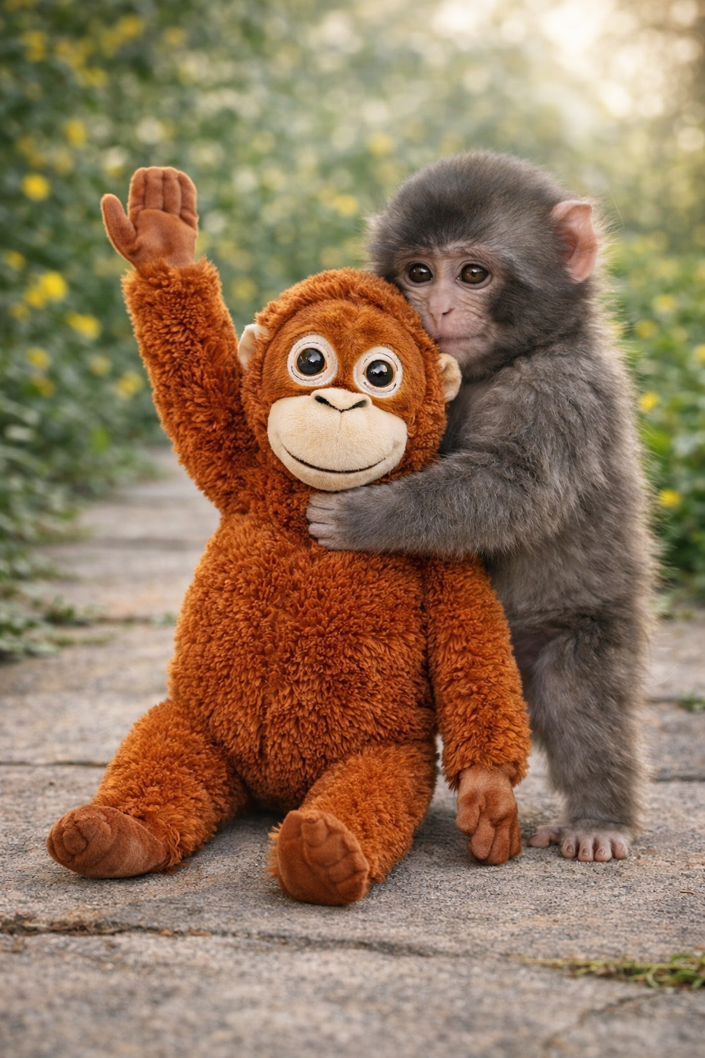 Punch Monkey™ Orangutan Plush – 26” Ultra-Soft Long Arm