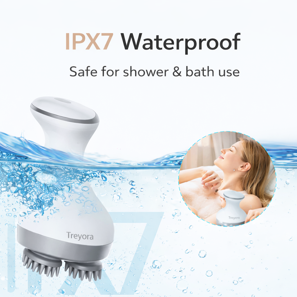 Electric Scalp Massager for Relaxation and Daily Scalp Care