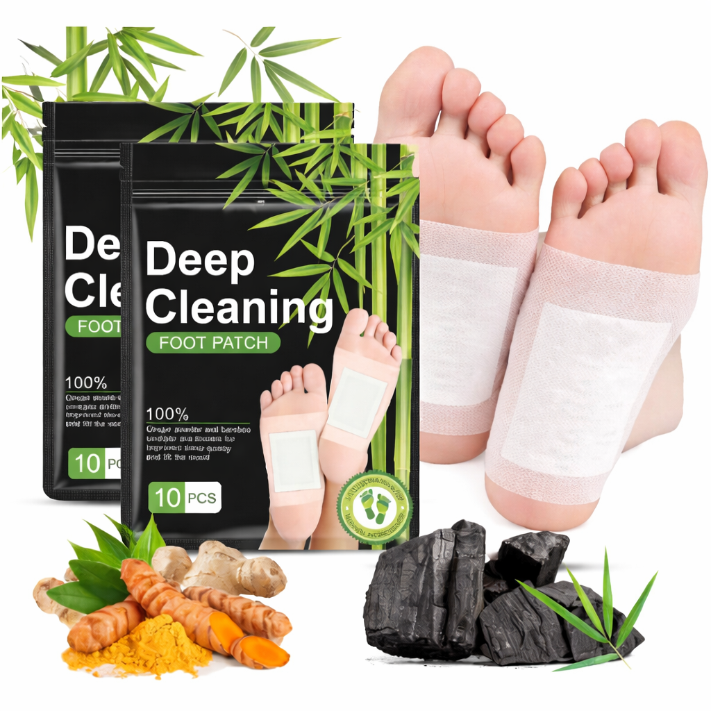 Herbal Foot Care Patches with Bamboo Vinegar & Ginger – Night Detox Foot Pads