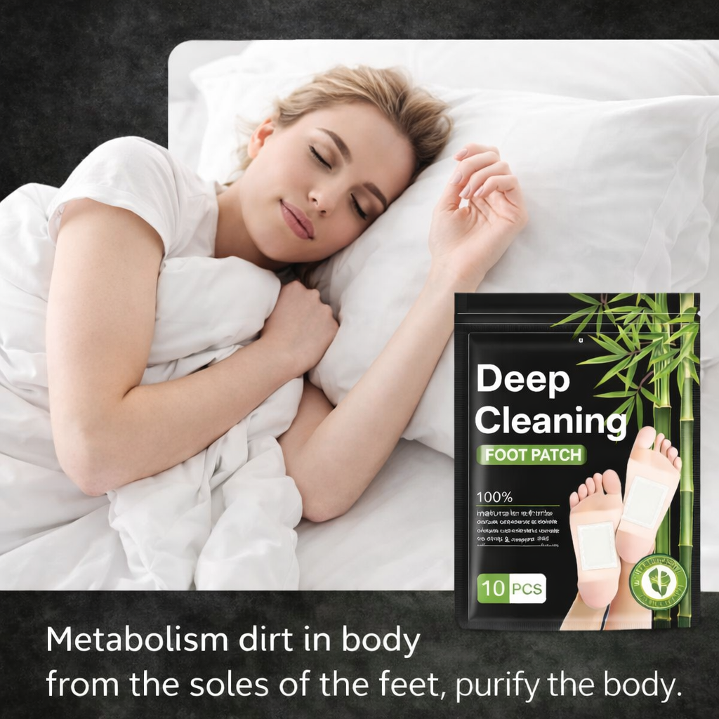 Herbal Foot Care Patches with Bamboo Vinegar & Ginger – Night Detox Foot Pads
